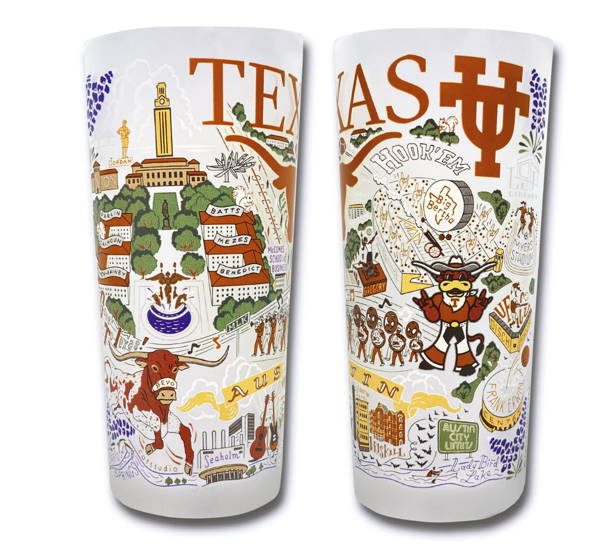 University of Texas Drinking Glass Set