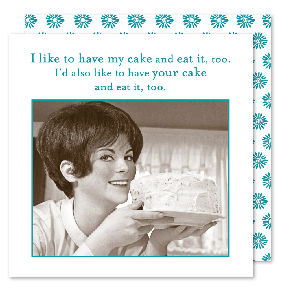 Cake And Eat It, Too Beverage Napkins