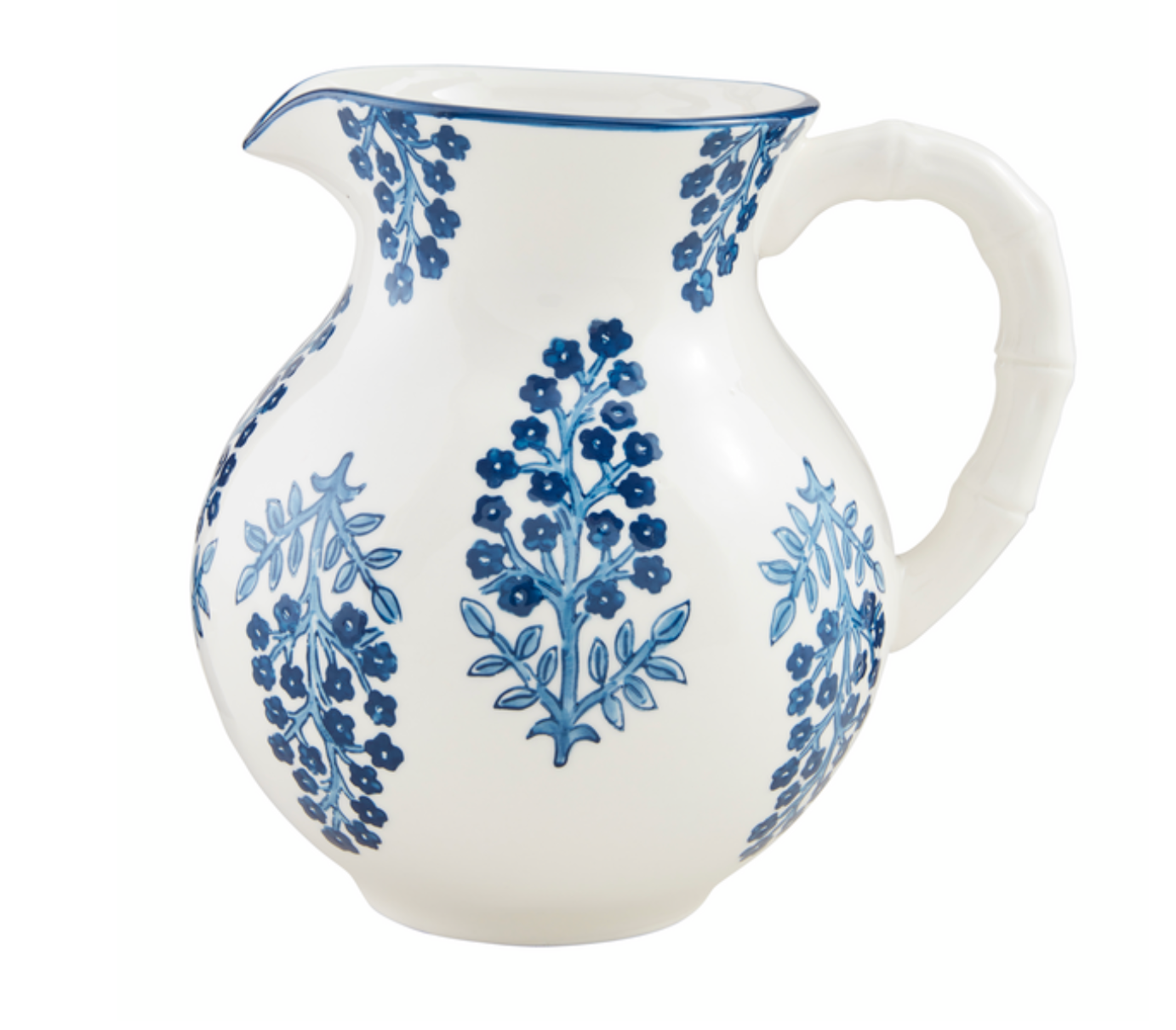 Block Print Pitcher