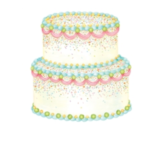 Birthday Cake Placemat - 12 Sheets