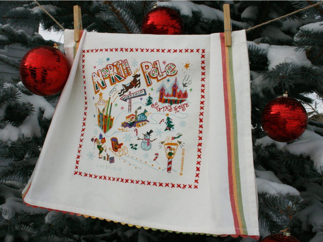 North Pole 1 Dish Towel