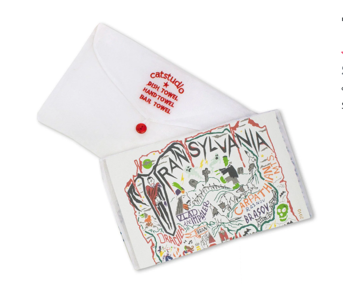 Transylvania Dish Towel