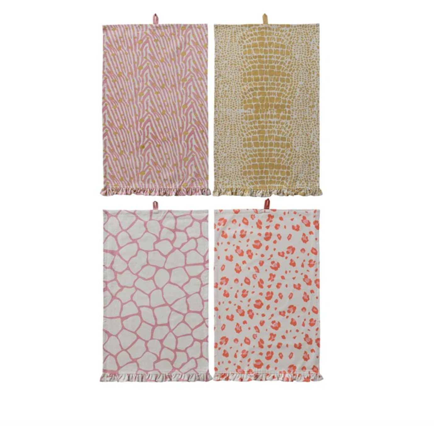 Animal Print Cotton Printed Towels