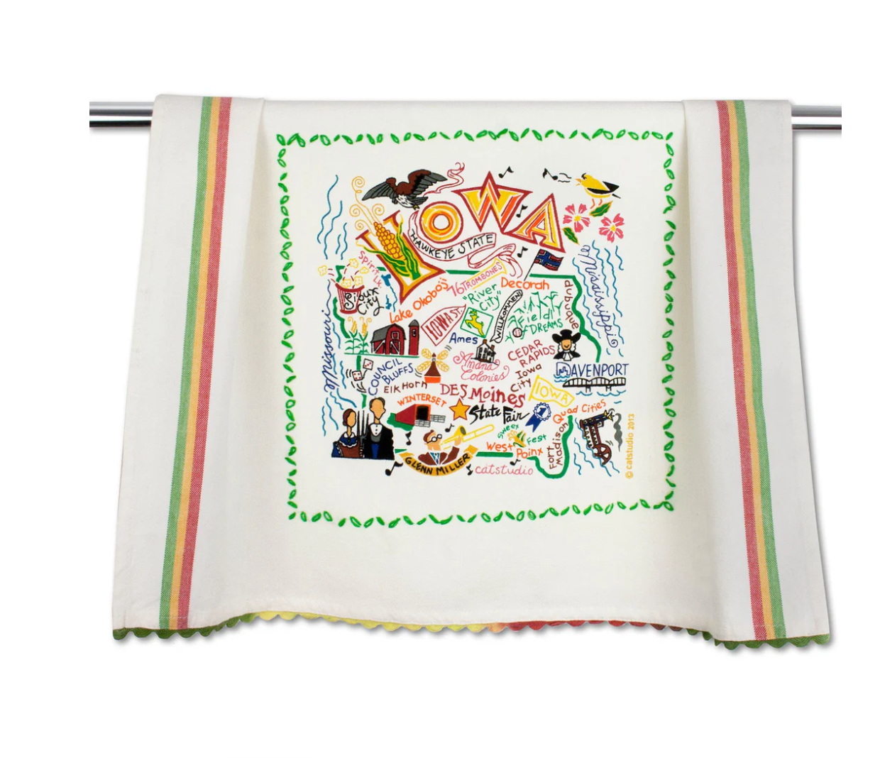 Iowa Dish Towel (Open Stock)
