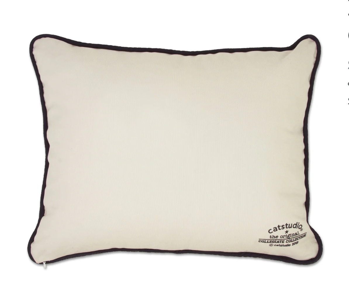 Wake Forest University Embroidered Pillow