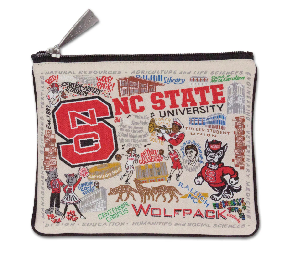 North Carolina State University Zip Pouch