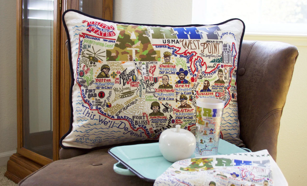 Army Embroidered Pillow