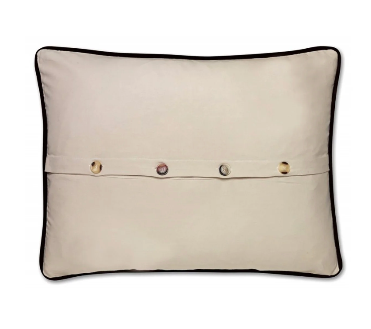 Canada Hand-Embroidered Pillow