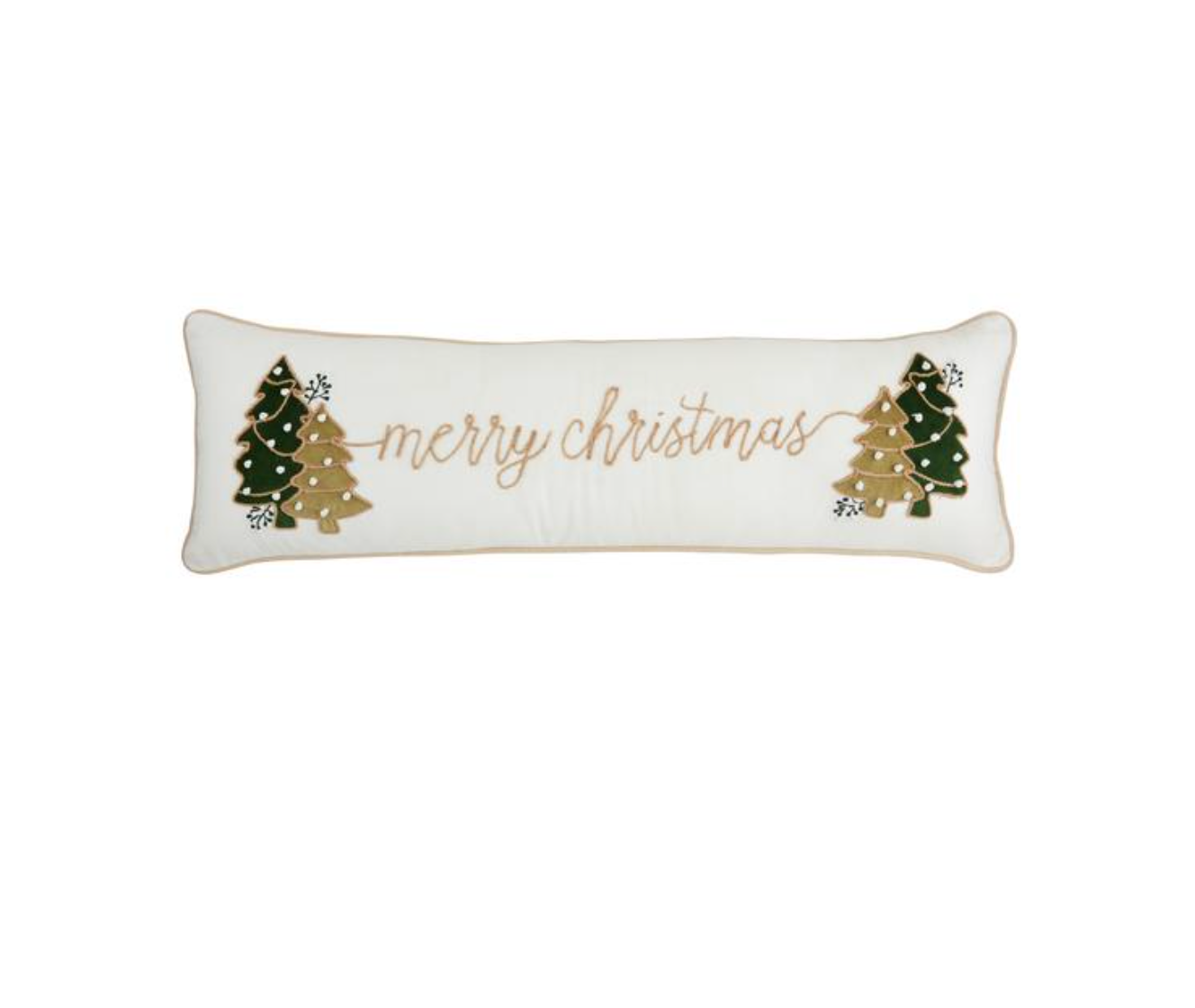 Velvet Tree Merry Christmas Pillow