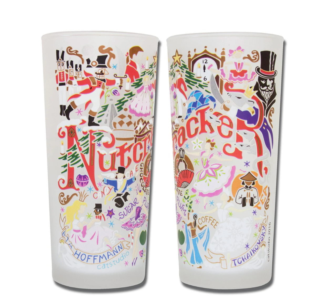 Nutcracker Drinking Glass Set