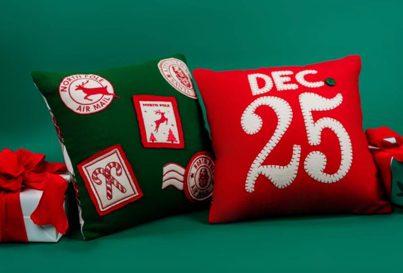 Dec 25 Felted Pillow