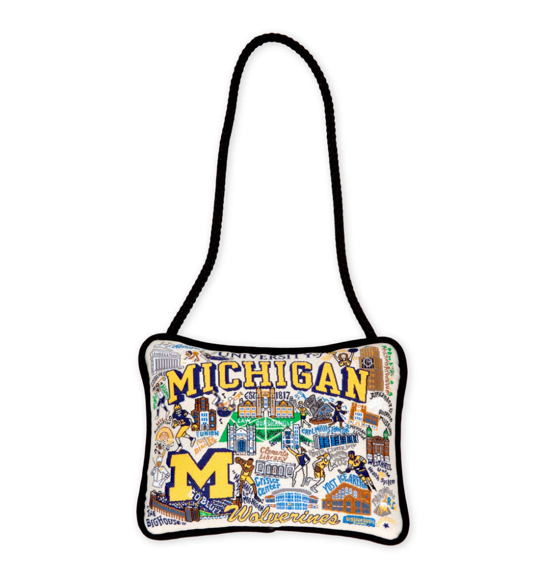 Michigan, University of Mini Pillow Ornament