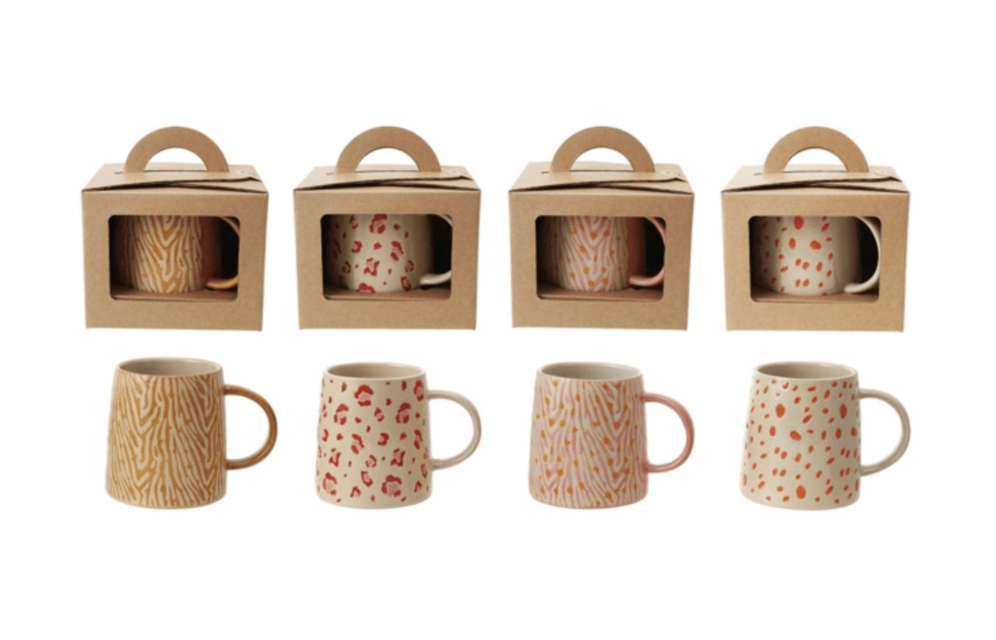 Animal Print Stoneware Mug - Veranda Cafe & Mercantile