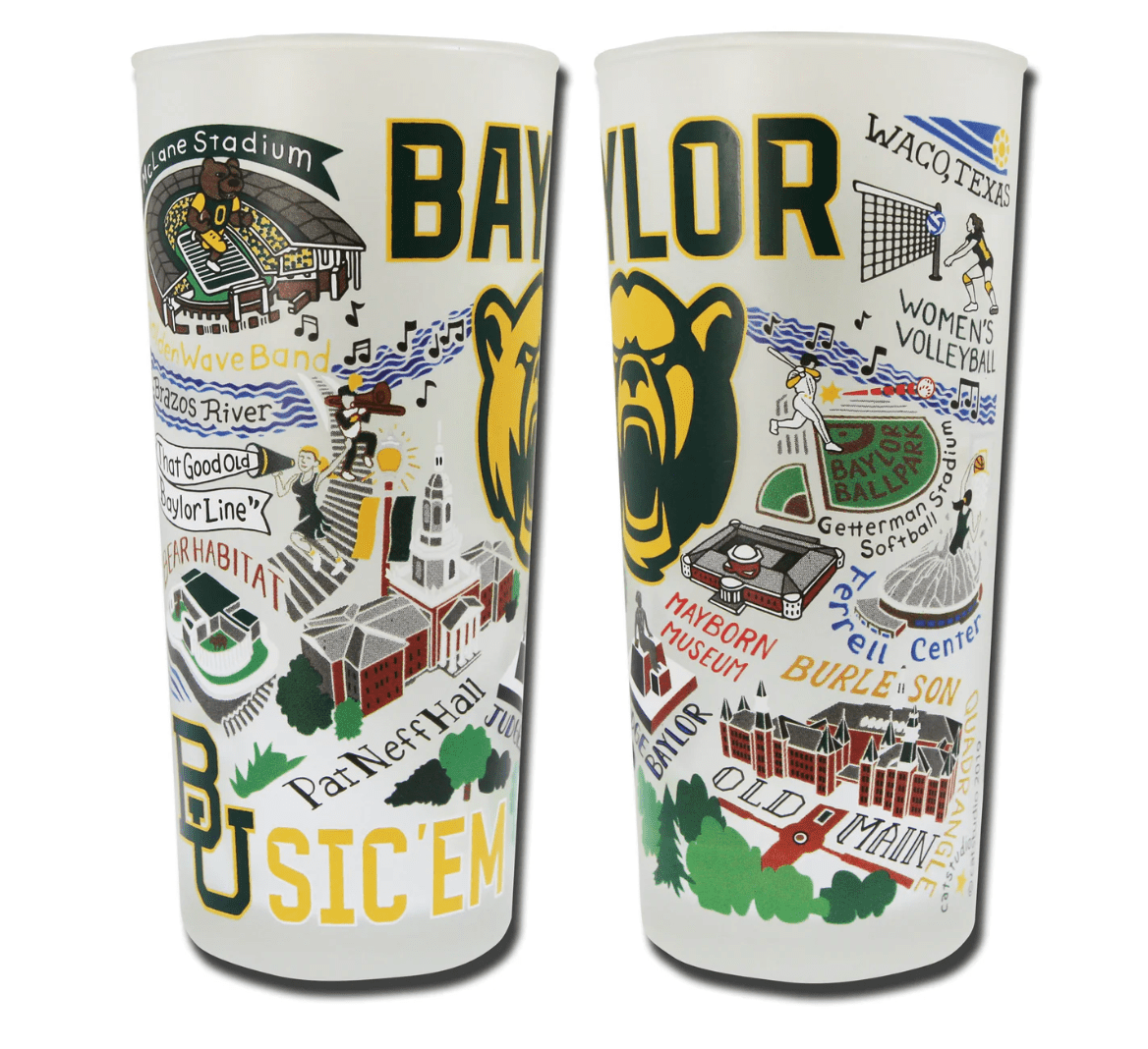 Baylor University Drinking Glass Set - Veranda Cafe & Mercantile