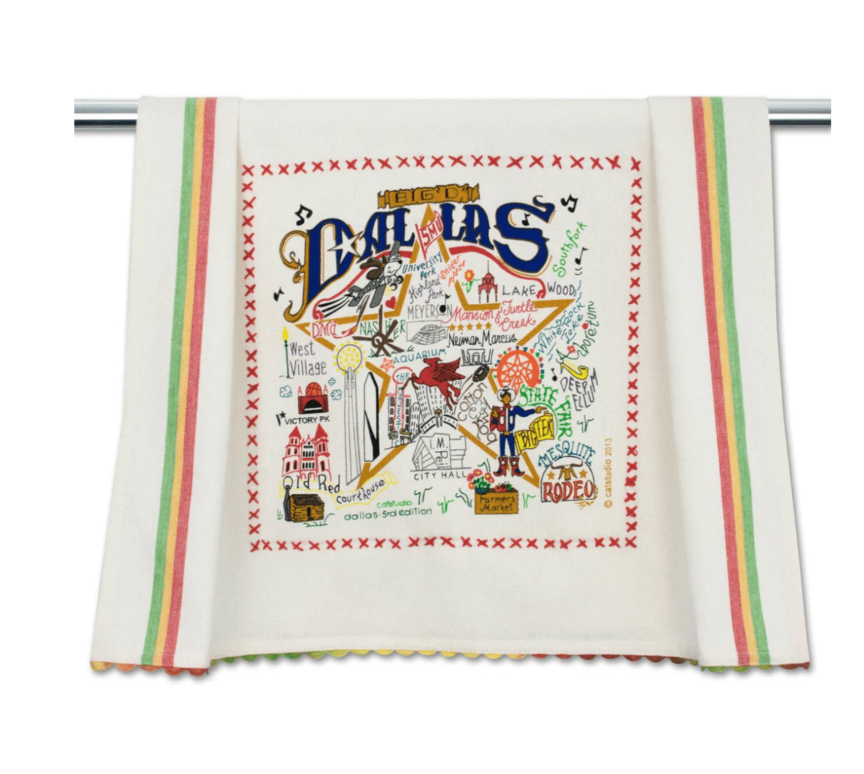 Dallas Dish Towel - Veranda Cafe & Mercantile