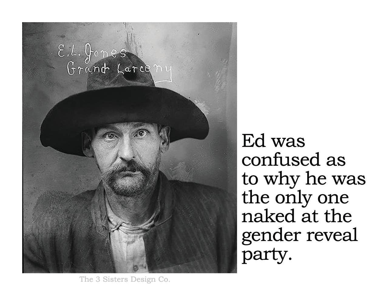 Ed was confused - Sticker - Veranda Cafe & Mercantile