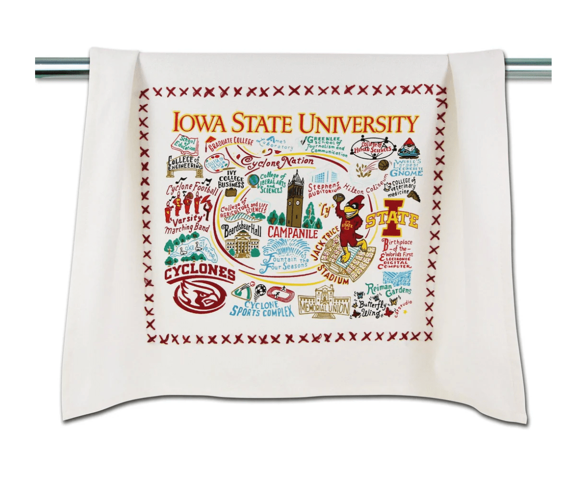Iowa State University Dish Towel - Veranda Cafe & Mercantile