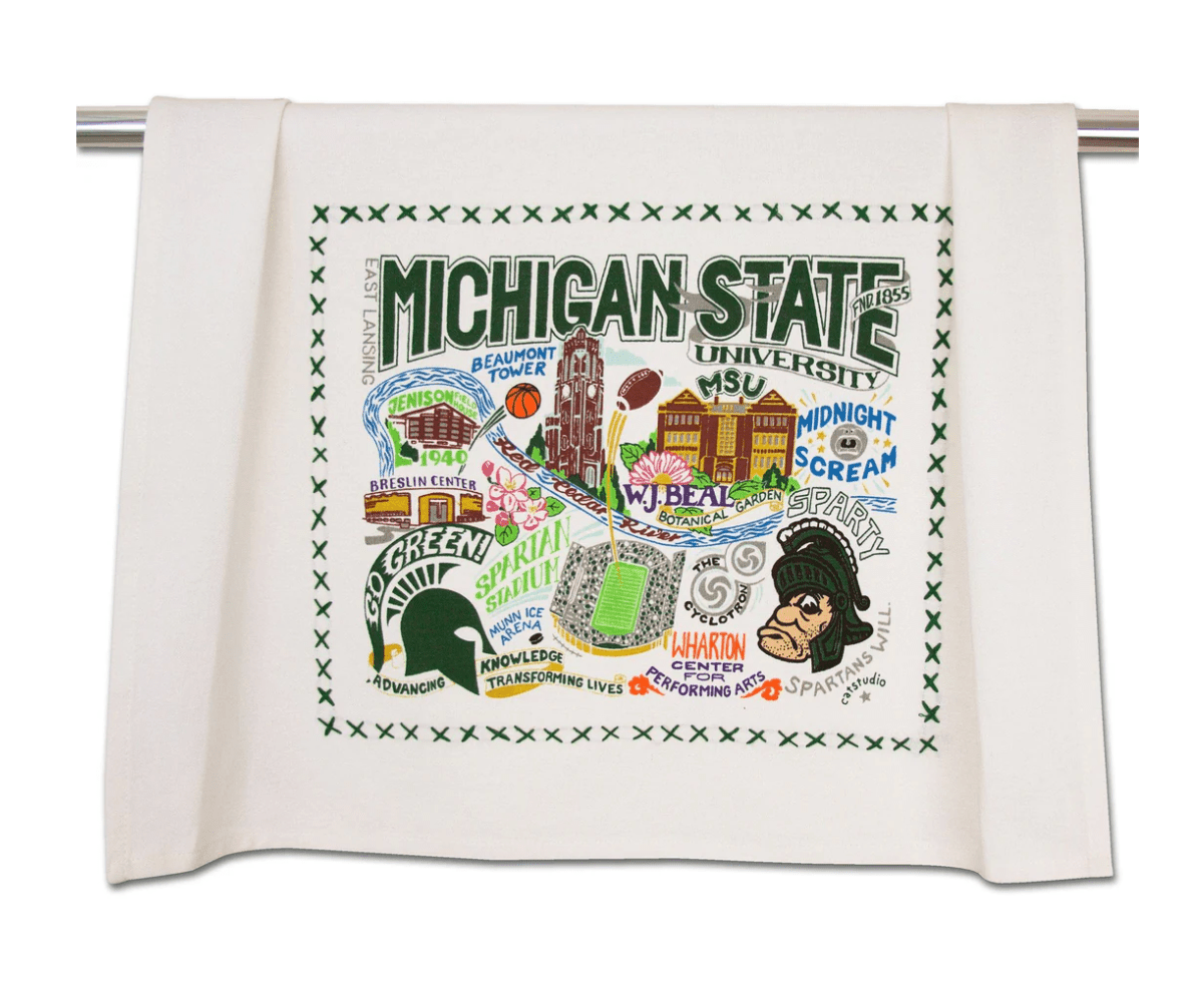 Michigan State University Dish Towel - Veranda Cafe & Mercantile