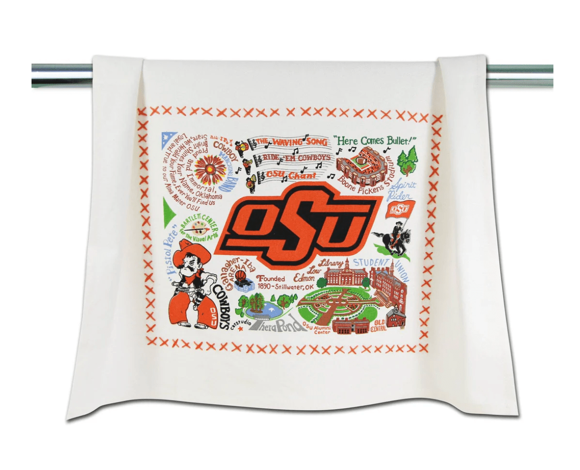 Oklahoma State University Dish Towel - Veranda Cafe & Mercantile