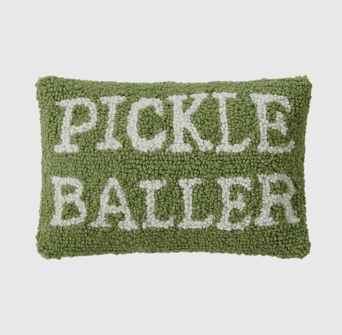 Pickle Baller Hook Pillow - Veranda Cafe & Mercantile