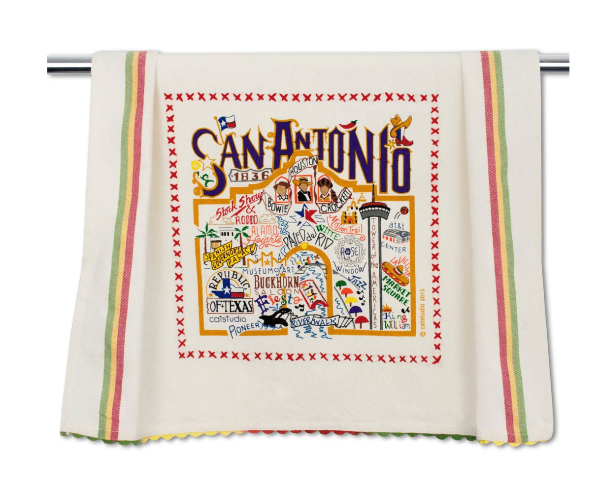 San Antonio Dish Towel - Veranda Cafe & Mercantile