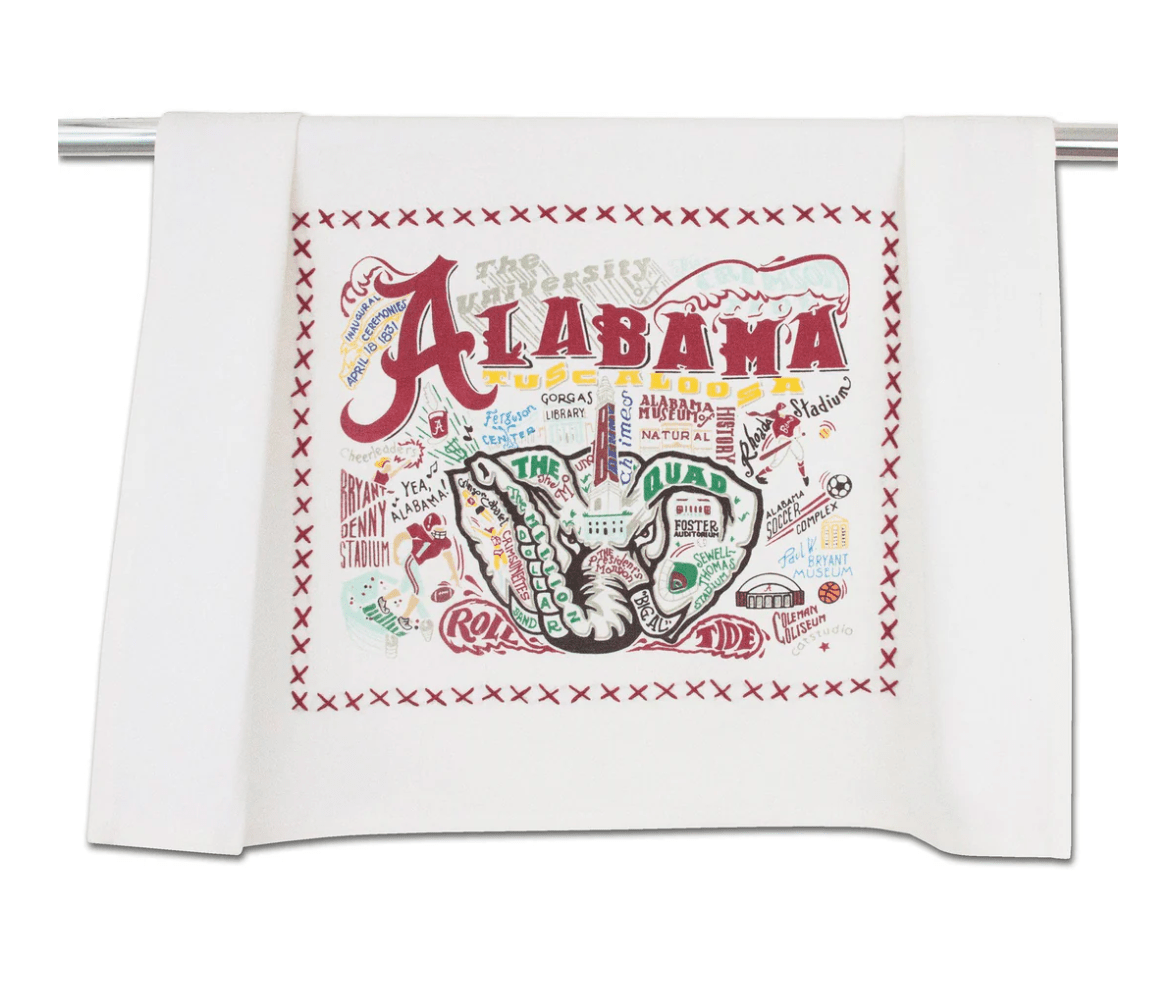 University of Alabama Dish Towel - Veranda Cafe & Mercantile