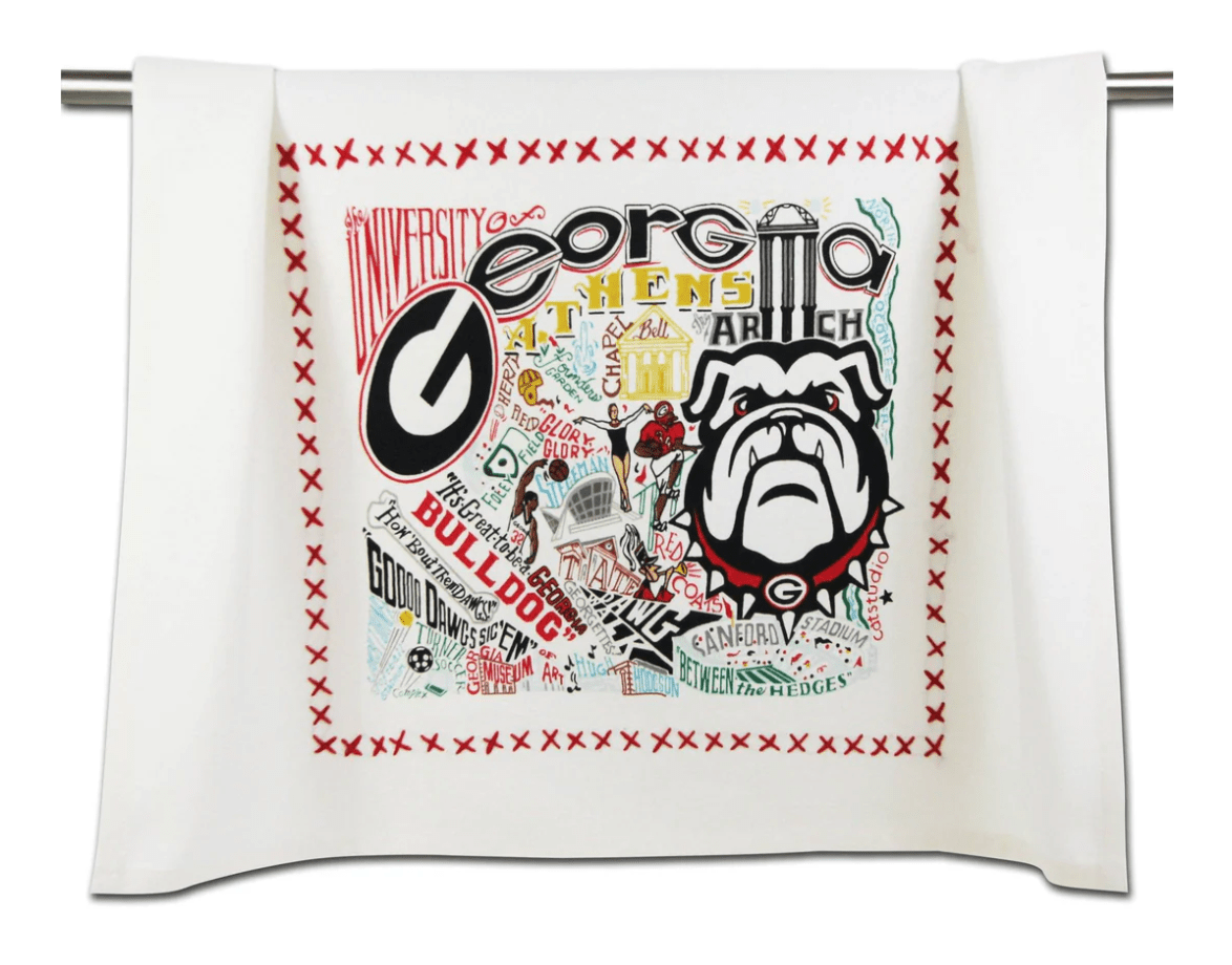 University of Georgia Dish Towel - Veranda Cafe & Mercantile