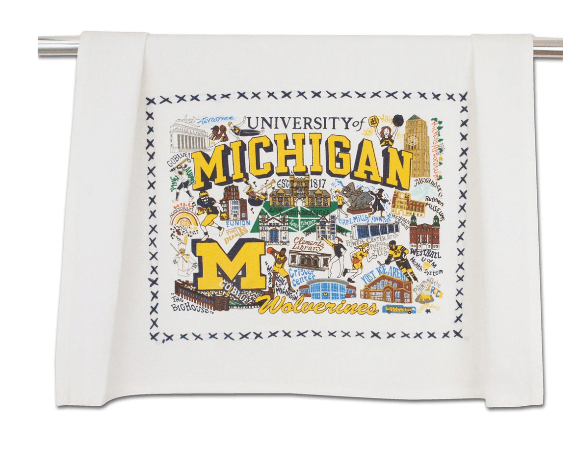 University of Michigan Dish Towel - Veranda Cafe & Mercantile