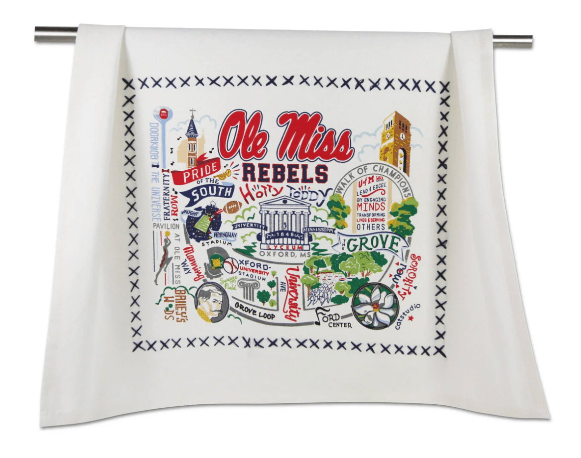 University of Mississippi (Ole Miss) Dish Towel - Veranda Cafe & Mercantile