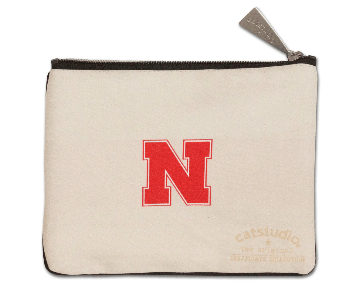 University of Nebraska Zip Pouch - Veranda Cafe & Mercantile