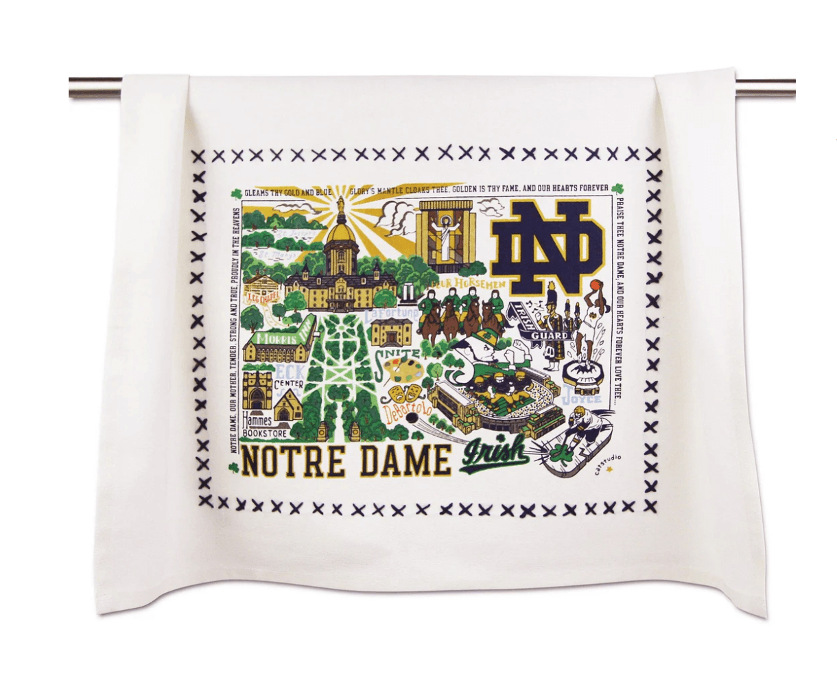 University of Notre Dame Dish Towel - Veranda Cafe & Mercantile