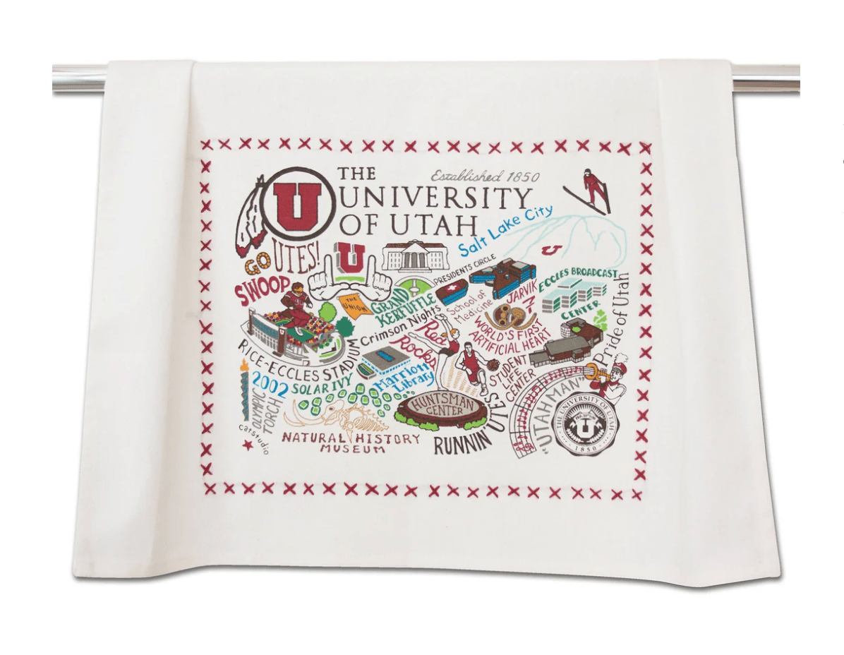 University of Utah Dish Towel - Veranda Cafe & Mercantile