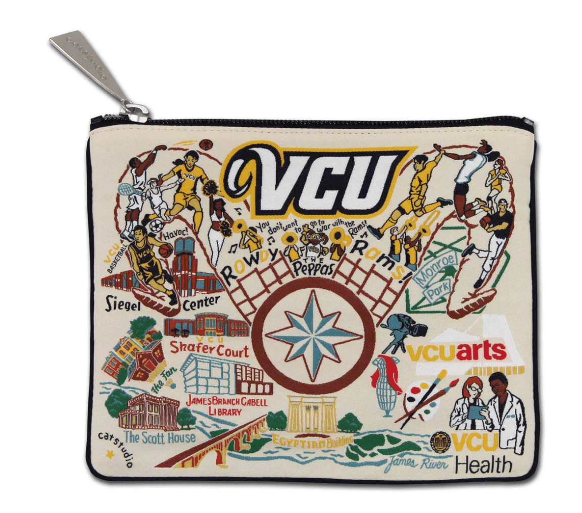Virginia Commonwealth University (VCU) Zip Pouch - Veranda Cafe & Mercantile