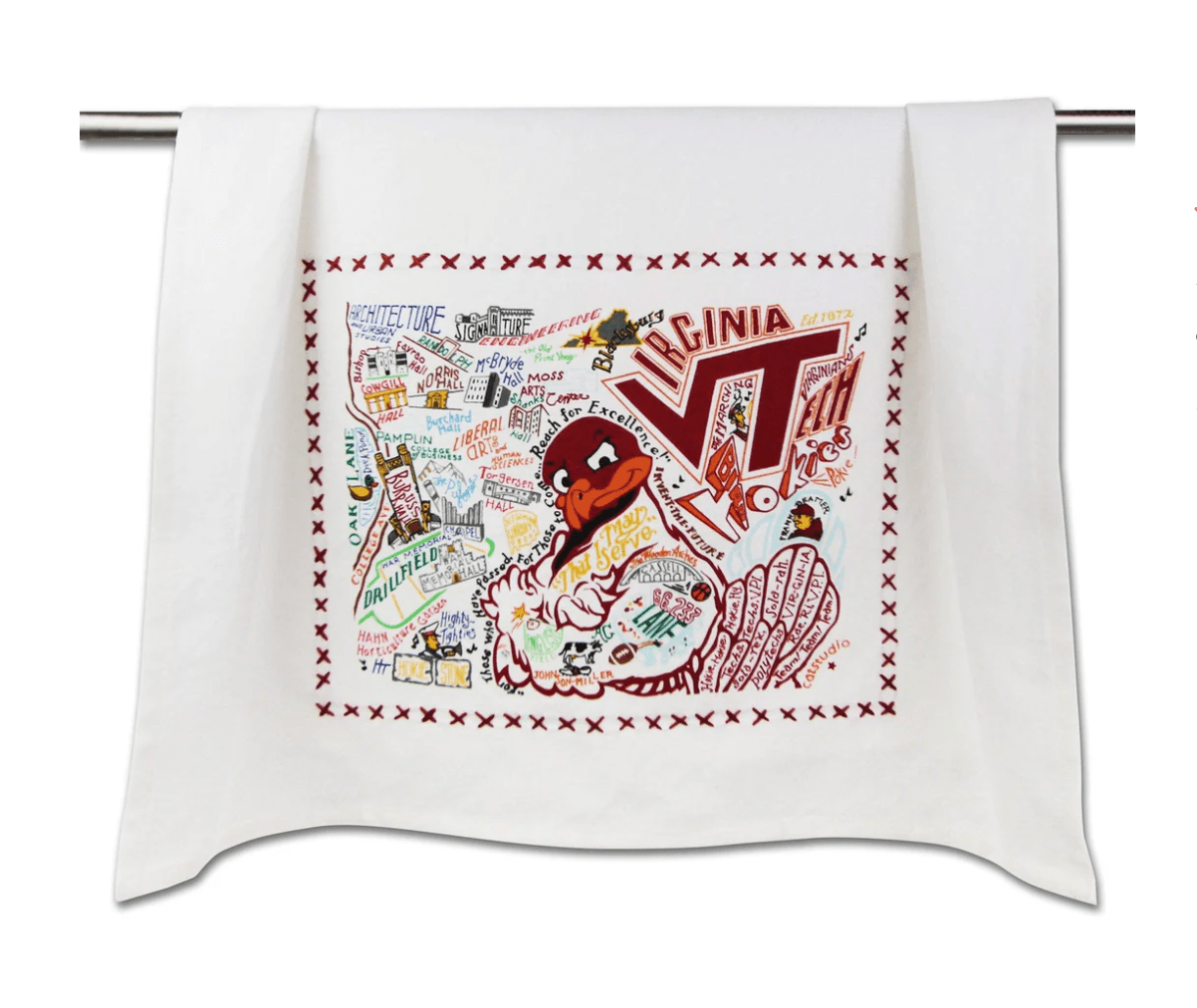 Virginia Tech Dish Towel - Veranda Cafe & Mercantile