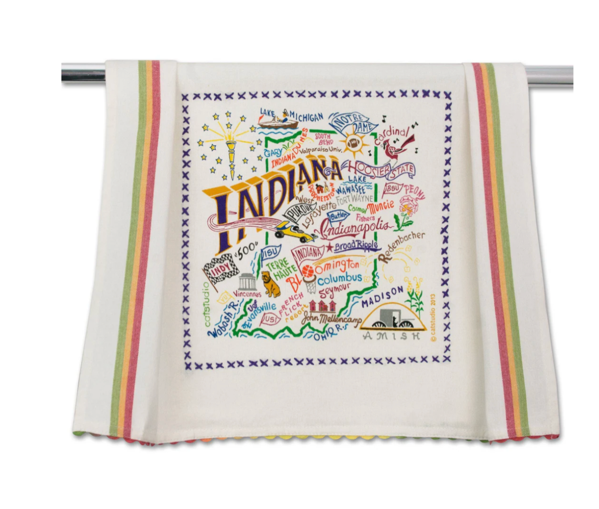 Geography Dish Towels