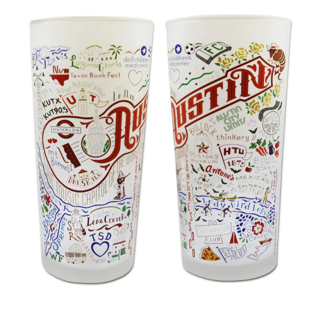 Geography Drinking Glasses