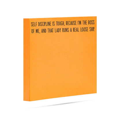 Self discipline is tough Little Notes