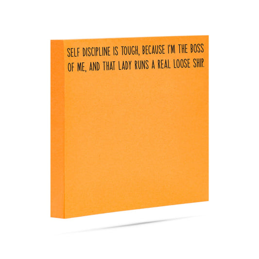 Self discipline is tough Little Notes
