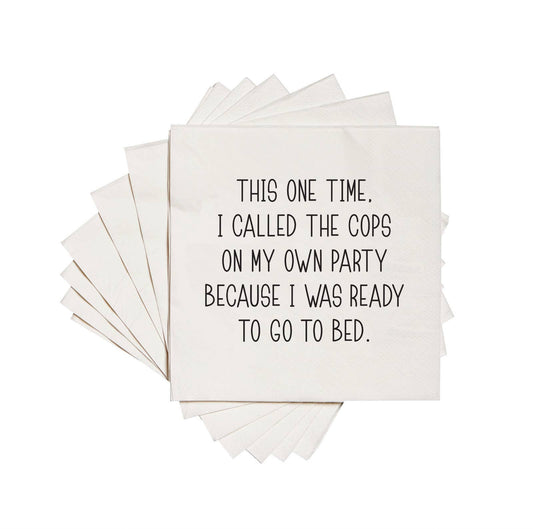 I called the cops Cocktail Napkins