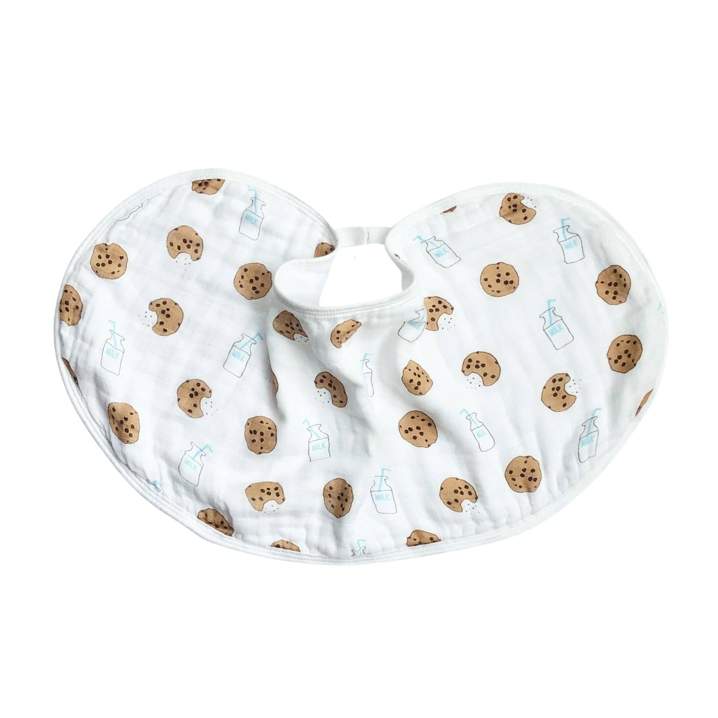2 - in - 1 Burp Cloth Bib - Cookie Craze - Veranda Cafe & Mercantile