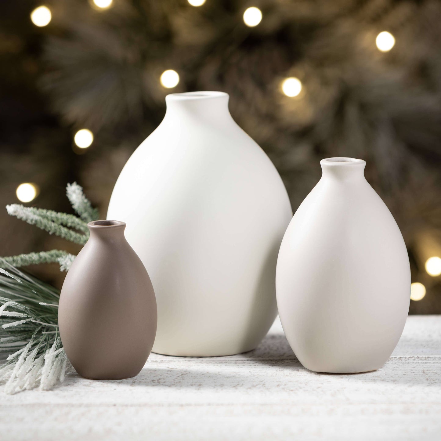 Matte Teardrop Vase