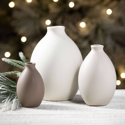 Matte Teardrop Vase