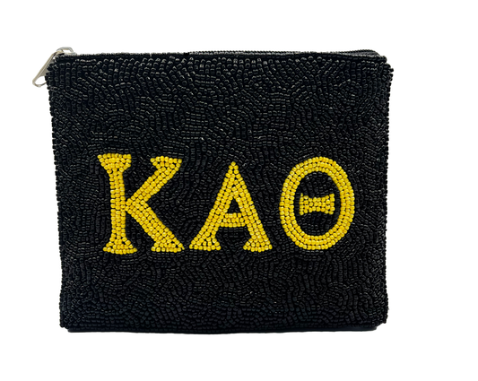 Kappa Alpha Theta Beaded Pouch