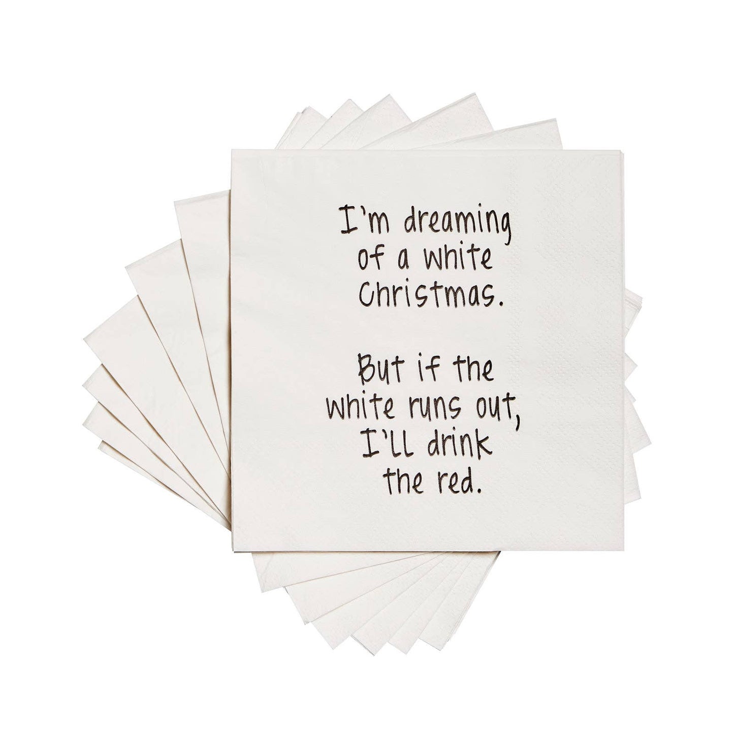 I'm dreaming of a white Christmas Cocktail Napkins