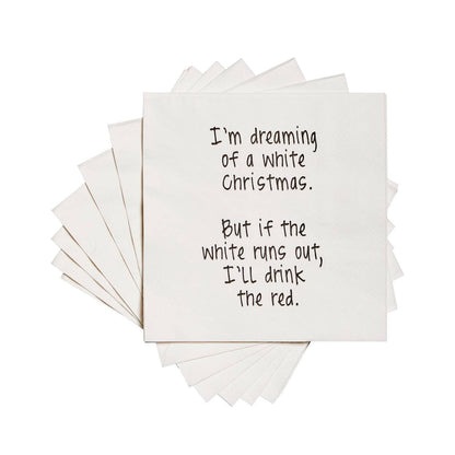 I'm dreaming of a white Christmas Cocktail Napkins