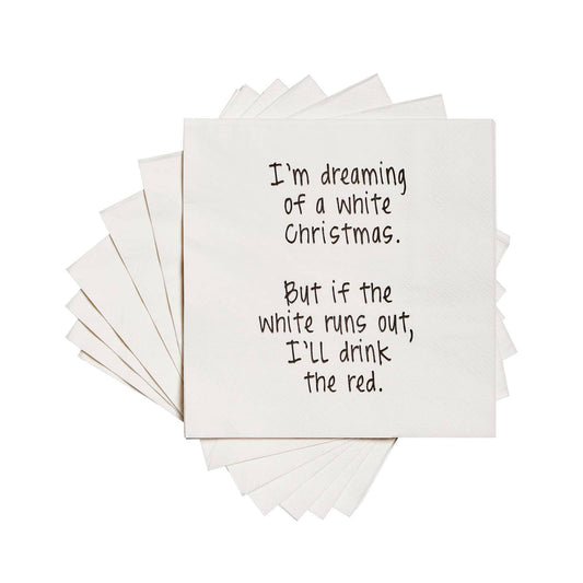 I'm dreaming of a white Christmas Cocktail Napkins