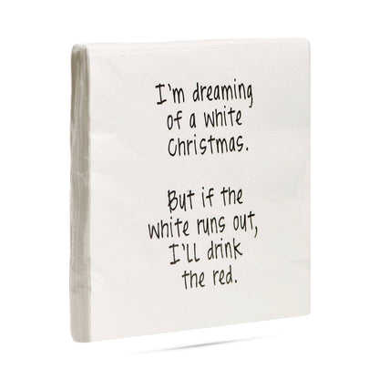I'm dreaming of a white Christmas Cocktail Napkins