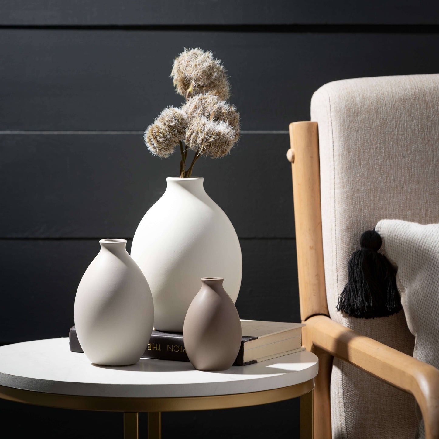 Matte Teardrop Vase