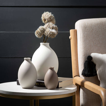 Matte Teardrop Vase