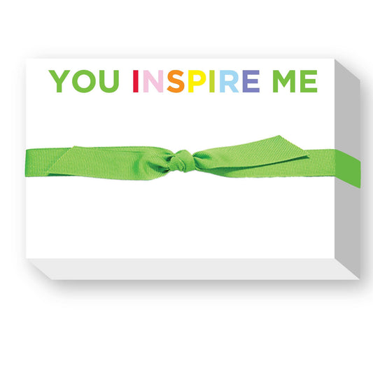 YOU INSPIRE ME BIG & BOLD NOTEPAD